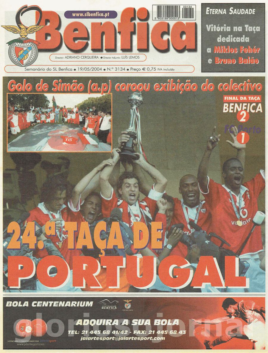 jornal o benfica 3134 2004-05-19